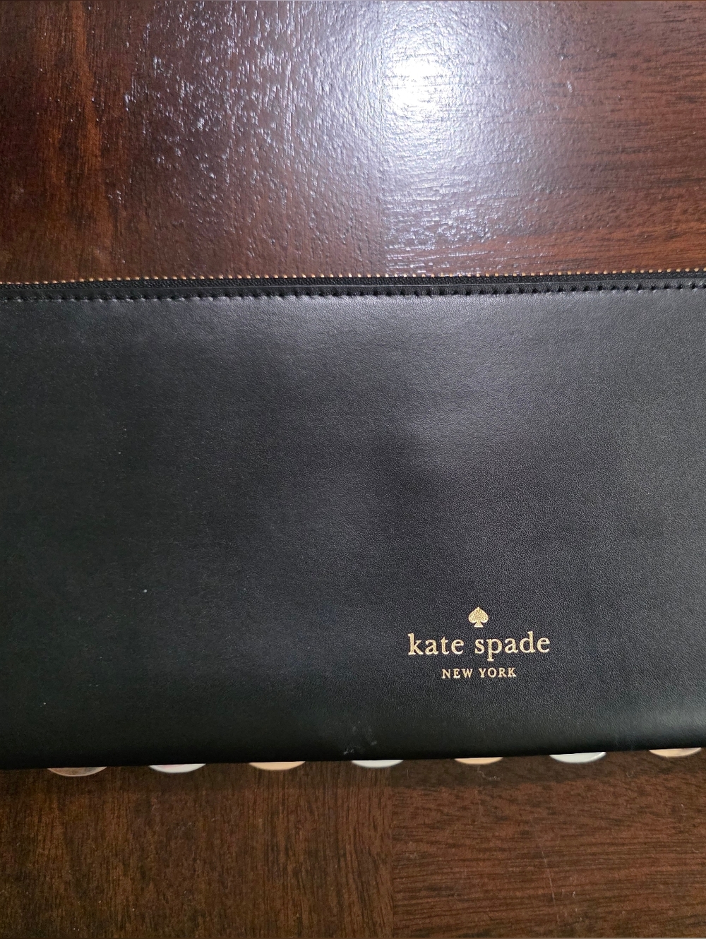 Kate Spade Black and Silver Owl Appliqué Clutch - Picture 2 of 6